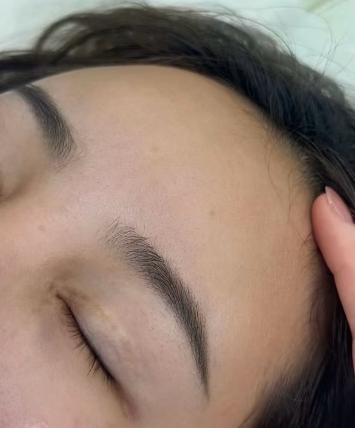 甜朵朵纹绣作品 成都线条眉 半永久纹绣